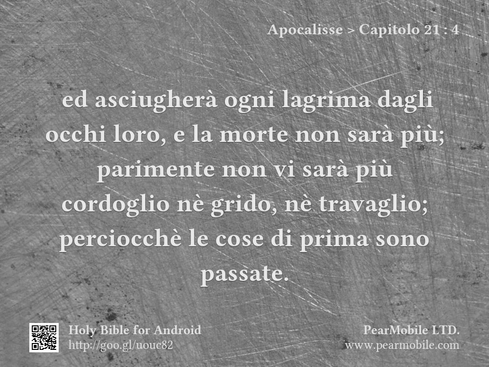 Apocalisse, Capitolo 21:4